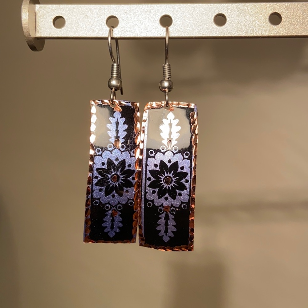 Handmade Turkish Copper Earrings